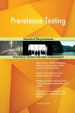Prerelease Testing Standard Requirements
