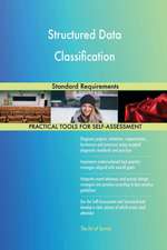 Structured Data Classification Standard Requirements