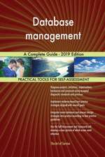 Database management A Complete Guide - 2019 Edition