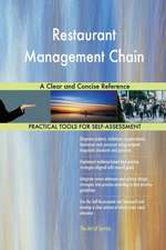 Restaurant Management Chain A Clear and Concise Reference