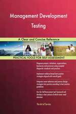 Management Development Testing A Clear and Concise Reference