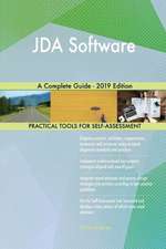 JDA Software A Complete Guide - 2019 Edition