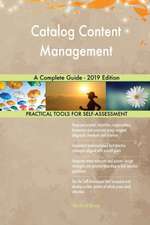 Catalog Content Management A Complete Guide - 2019 Edition