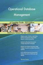 Operational Database Management A Complete Guide - 2019 Edition