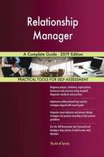 Relationship Manager A Complete Guide - 2019 Edition