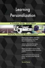 Learning Personalization A Complete Guide - 2019 Edition