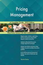 Pricing Management A Complete Guide - 2019 Edition