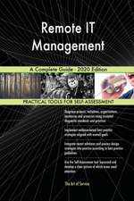 Remote IT Management A Complete Guide - 2020 Edition