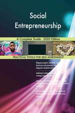 Social Entrepreneurship A Complete Guide - 2020 Edition