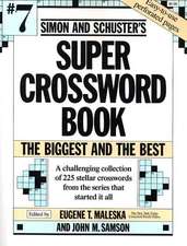 Simon and Schuster's Super Crossword Book