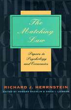 The Matching Law – Papers in Psychology & Economics