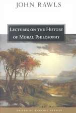 Lectures on the History of Moral Philosophy