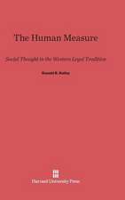 The Human Measure