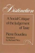 Distinction – A Social Critique of the Judgement of Taste (Paper) (COBE)