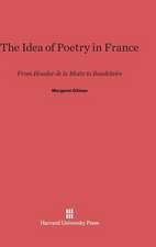 The Idea of Poetry in France