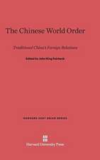 The Chinese World Order