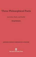 Three Philosophical Poets