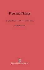 Fleeting Things