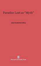 Paradise Lost as "Myth"