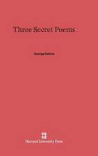 Three Secret Poems