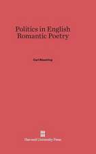 Politics in English Romantic Poetry