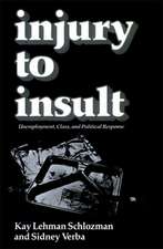 Injury to Insult – Unemployment Class & Political Response