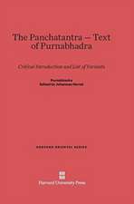 The Panchatantra-Text of Purnabhadra