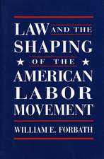 Law and the Shaping of the American Labor Movement