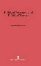 Political Research and Political Theory