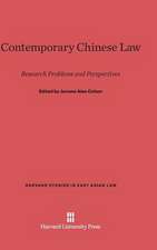 Contemporary Chinese Law