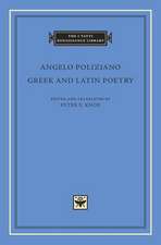 Greek and Latin Poetry