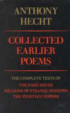 Collected Earlier Poems