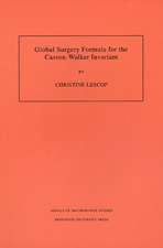 Global Surgery Formula for the Casson–Walker Invariant. (AM–140), Volume 140