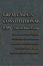 Great Cases in Constitutional Law