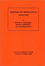 Seminar on Micro–Local Analysis. (AM–93), Volume 93