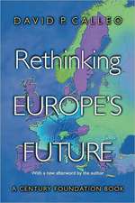 Rethinking Europe`s Future