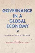 Governance in a Global Economy – Political Authority in Transition