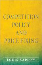 Competition Policy and Price Fixing