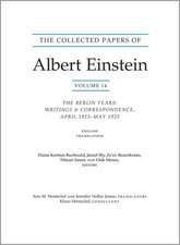 The Collected Papers of Albert Einstein – The Berlin Years: Writings & correspondence, April 1923–May 1925 Documentary Edition V14