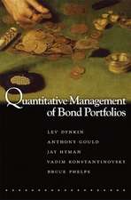 Quantitative Management of Bond Portfolios