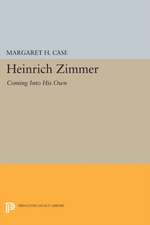 Heinrich Zimmer – Coming into His Own