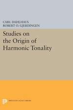 Studies on the Origin of Harmonic Tonality