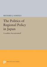 The Politics of Regional Policy in Japan – Localities Incorporated?