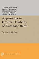 Approaches to Greater Flexibility of Exchange Rates – The Bürgenstock Papers