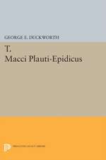 T. Macci Plauti–Epidicus