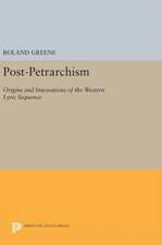 Post-Petrarchism