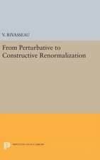 From Perturbative to Constructive Renormalization