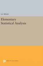 Elementary Statistical Analysis