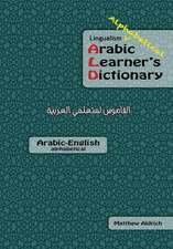 Lingualism Alphabetical Arabic Learner's Dictionary