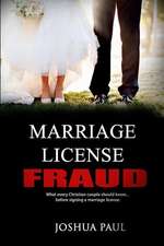 Marriage License Fraud